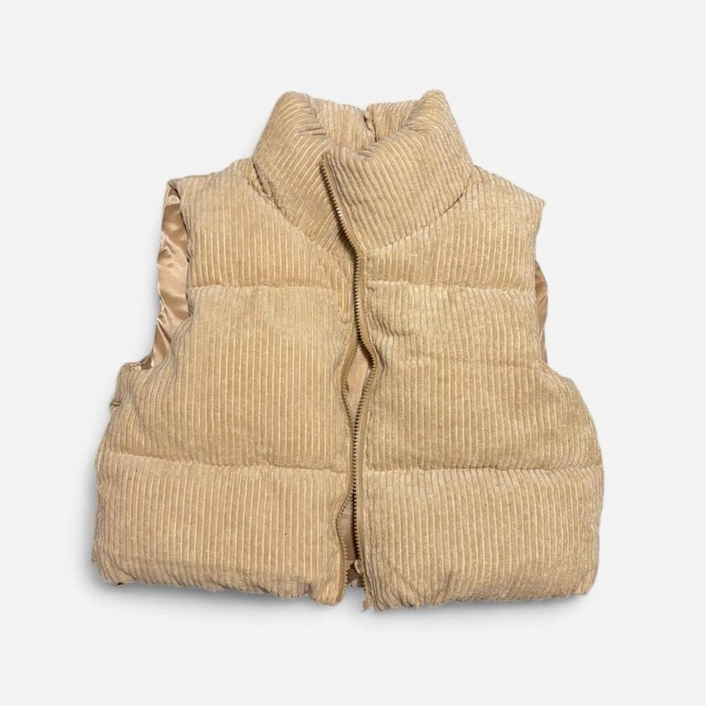 Amazon Essentials Tan Puffer Vest
